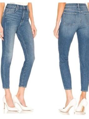 💙7 For All Mankind Luxe Vintage High Waist Ankle Skinny Jean Size 26